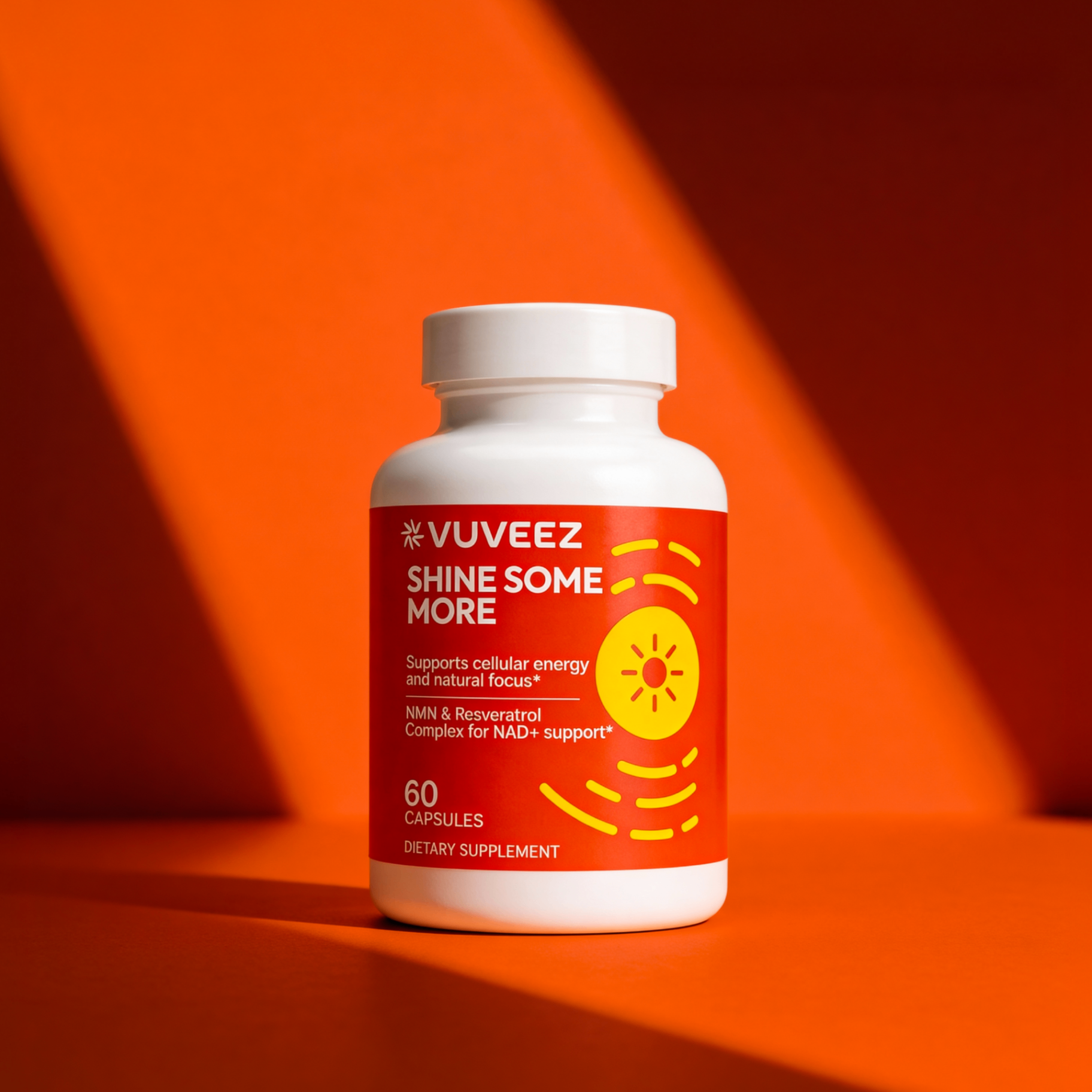 VUVEEZ Shine Some More NMN Complex bottle